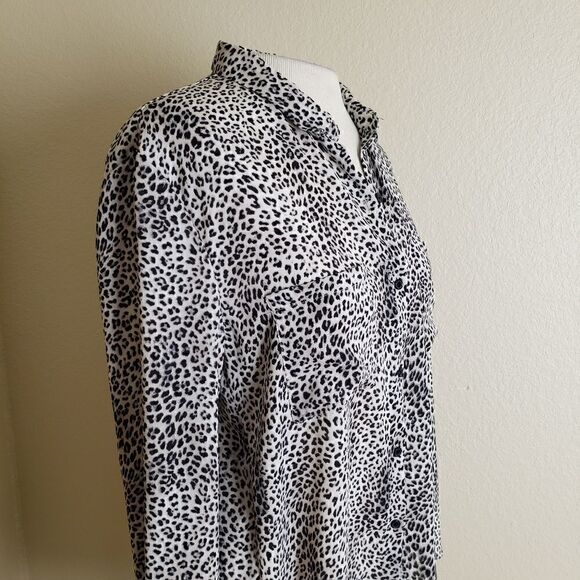 Sport the Kooples leopard print blouse M - Picture 3 of 8